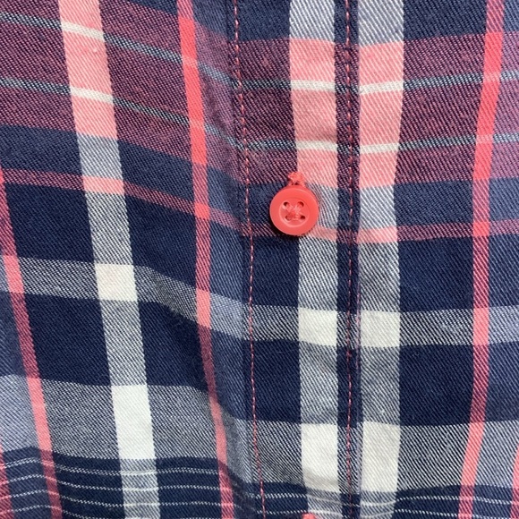 Riders by Lee Short/Cap Sleeve Button Down Blouse Western Style Size 4X - Picture 4 of 7